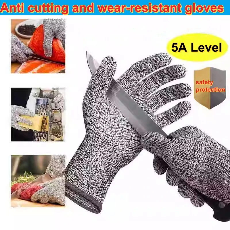 Fishing Gloves - Grade 5 Anti-cutting Gloves Glass Factory