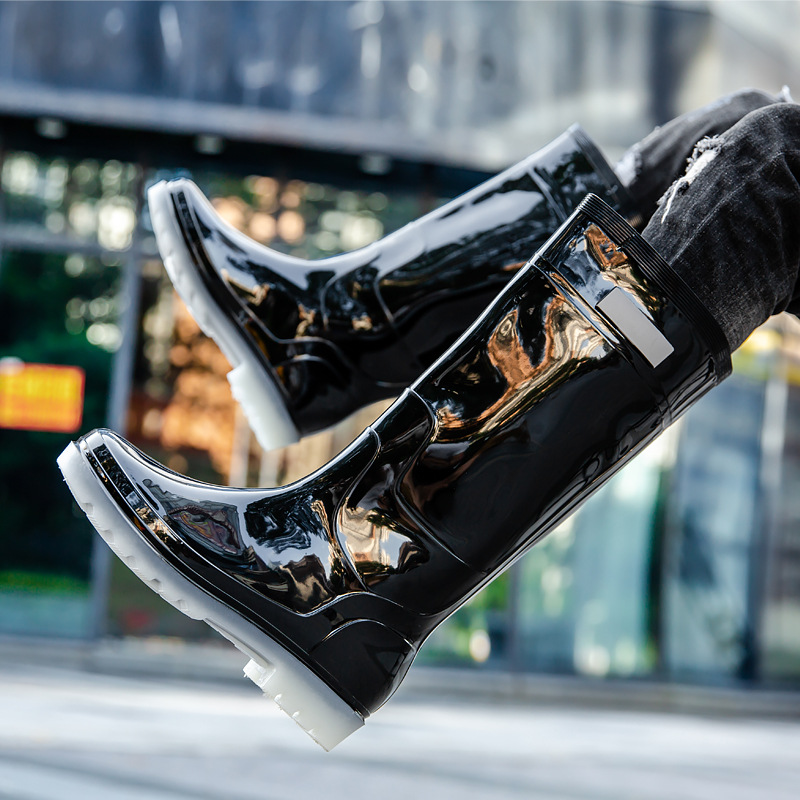 New Men Rain Boots High Rain B - Fishing Boots recensie en prijs