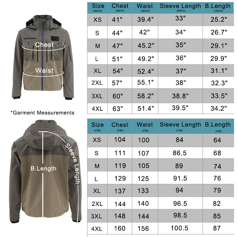 Fishing Wading Jackets 4-Ply B - Fishing Jacket Waterproof recensie en prijs