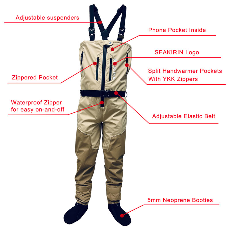Zip-front Breathable Stout Che - Fishing Waders recensie en prijs