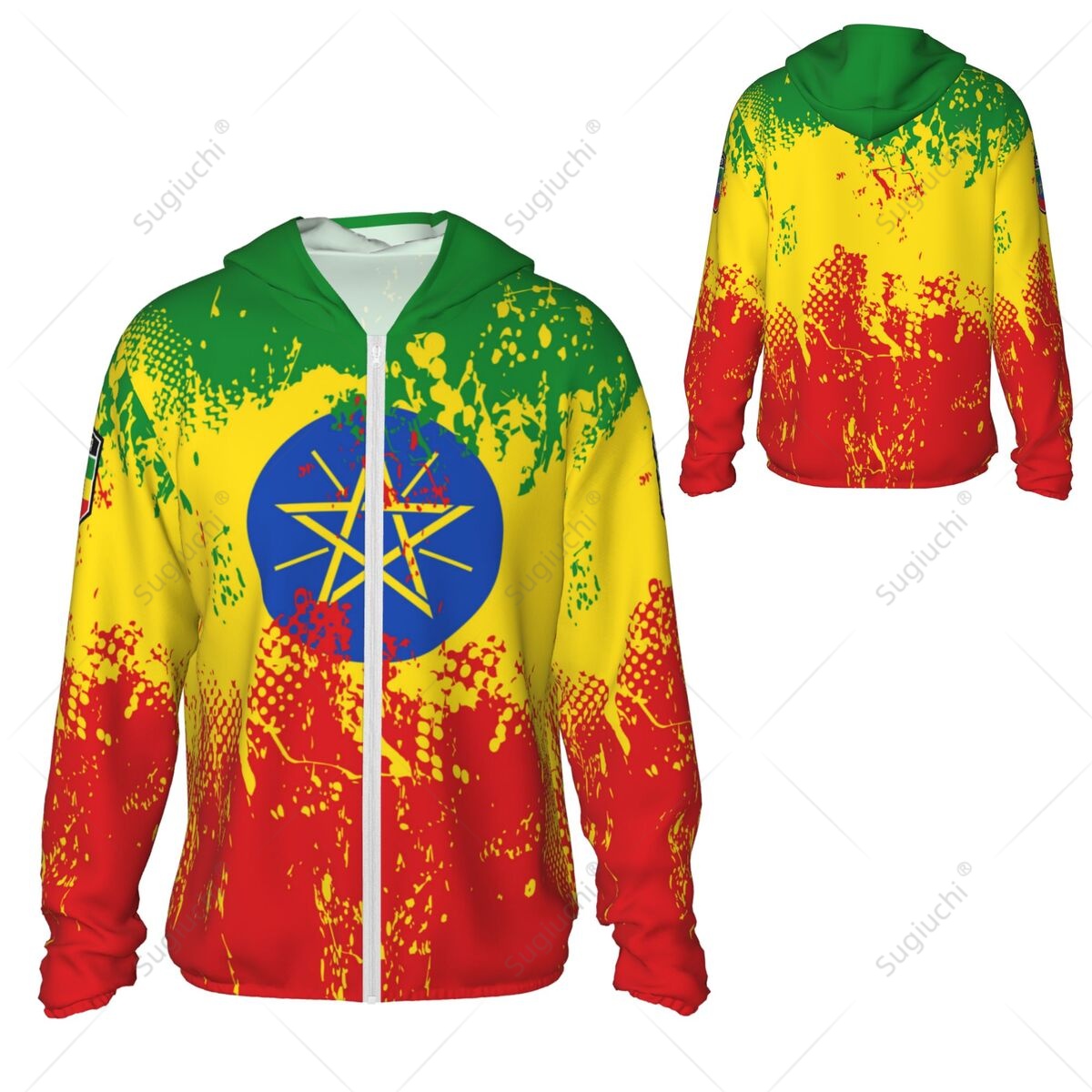 Ethiopia Flag Sun Protection H - Fishing Hoodie recensie en prijs