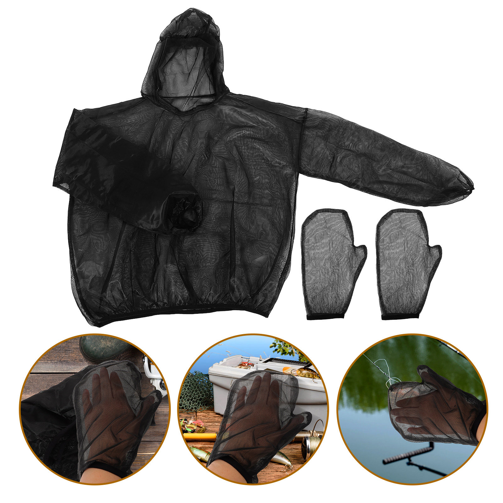 1Set Anti Insect Mesh Suit Ful - Fishing Gloves recensie en prijs