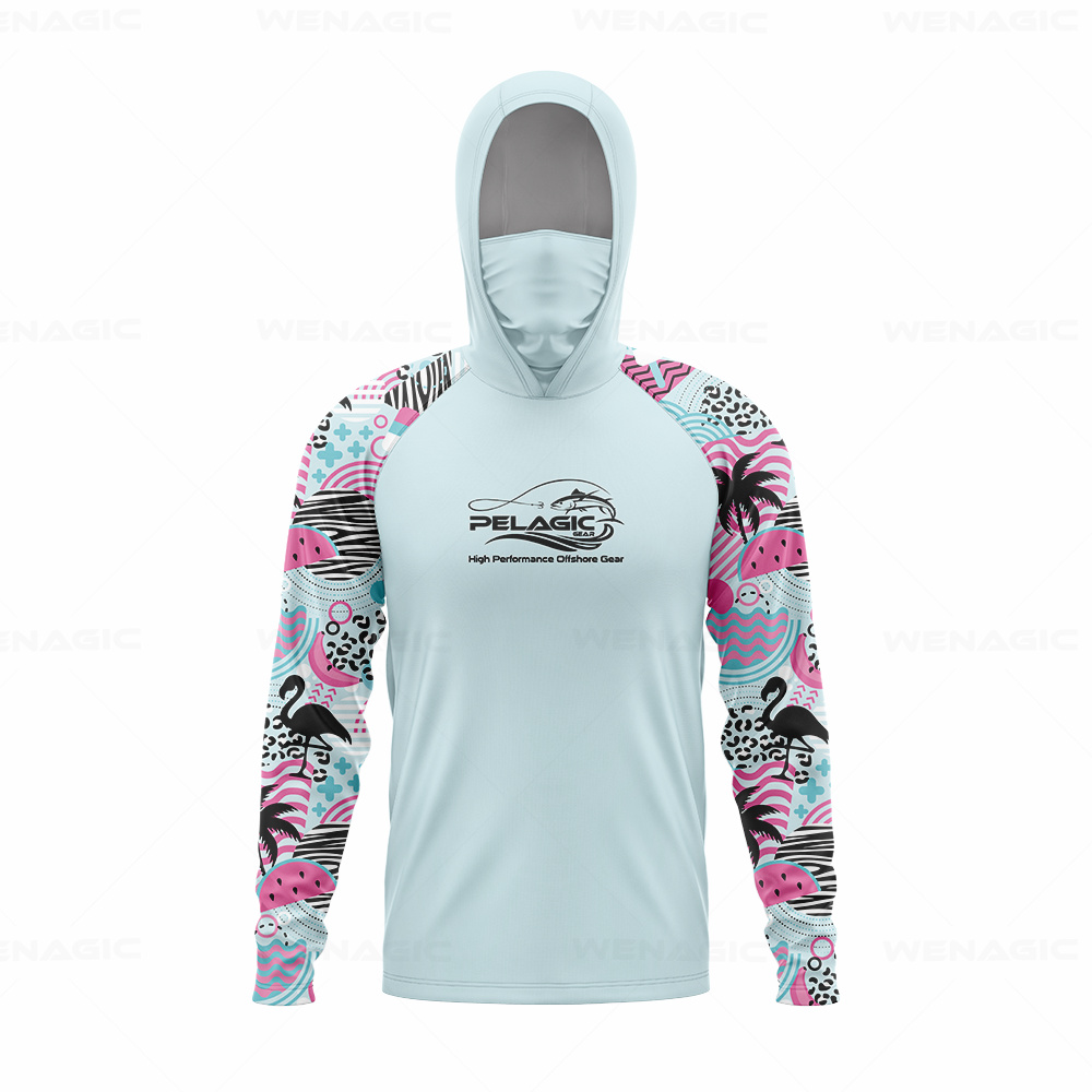 pelagic gear Men Hood Fishing  - Fishing Shirt Uv Protection recensie en prijs