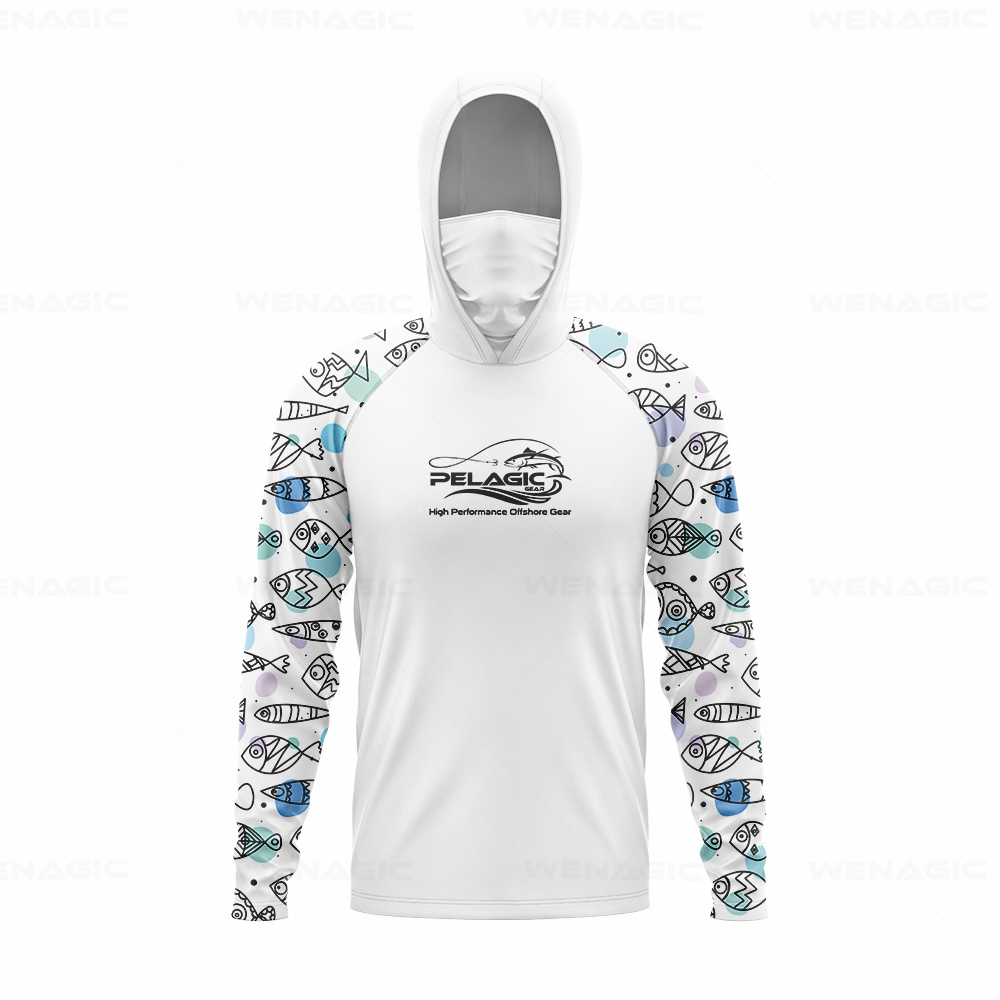 pelagic gear Men Hood Fishing  - Fishing Shirt Uv Protection recensie en prijs