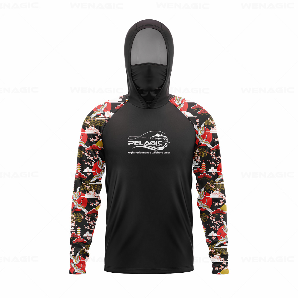 pelagic gear Men Hood Fishing  - Fishing Shirt Uv Protection recensie en prijs