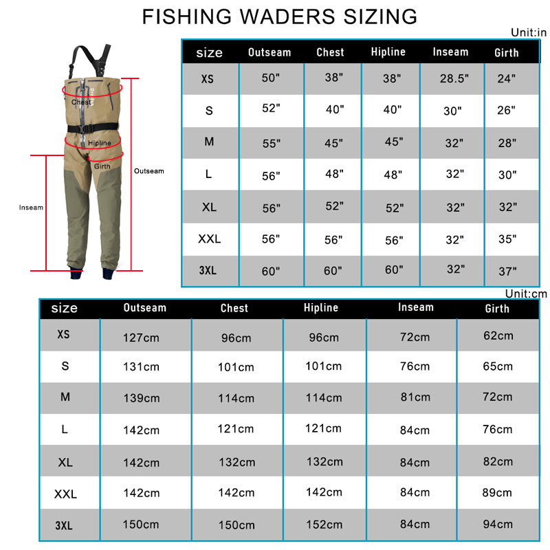 Zippered Waterproof Wader With - Fishing Waders recensie en prijs