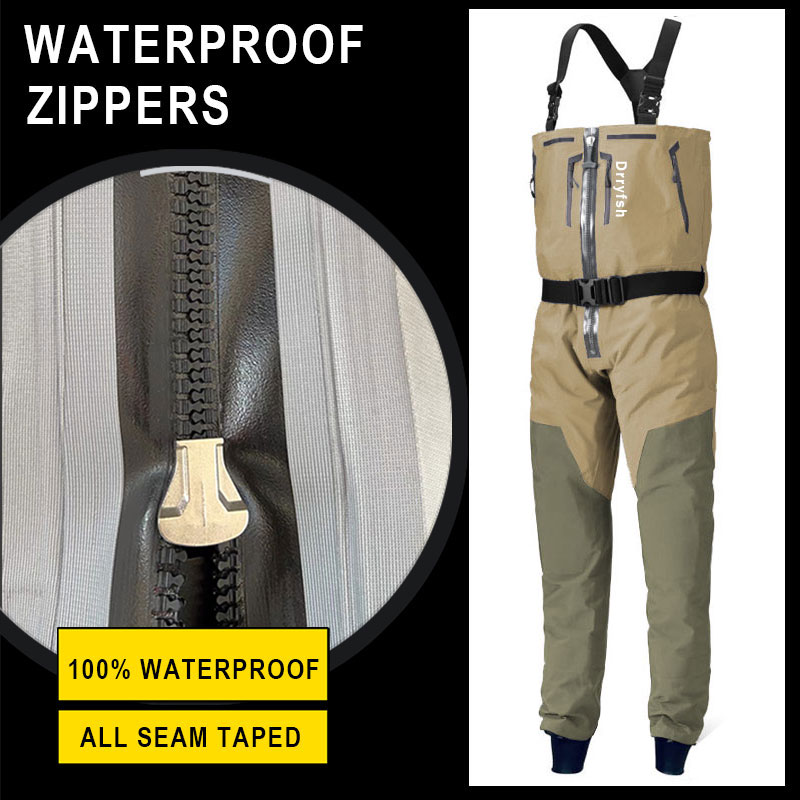 Zippered Waterproof Wader With - Fishing Waders recensie en prijs