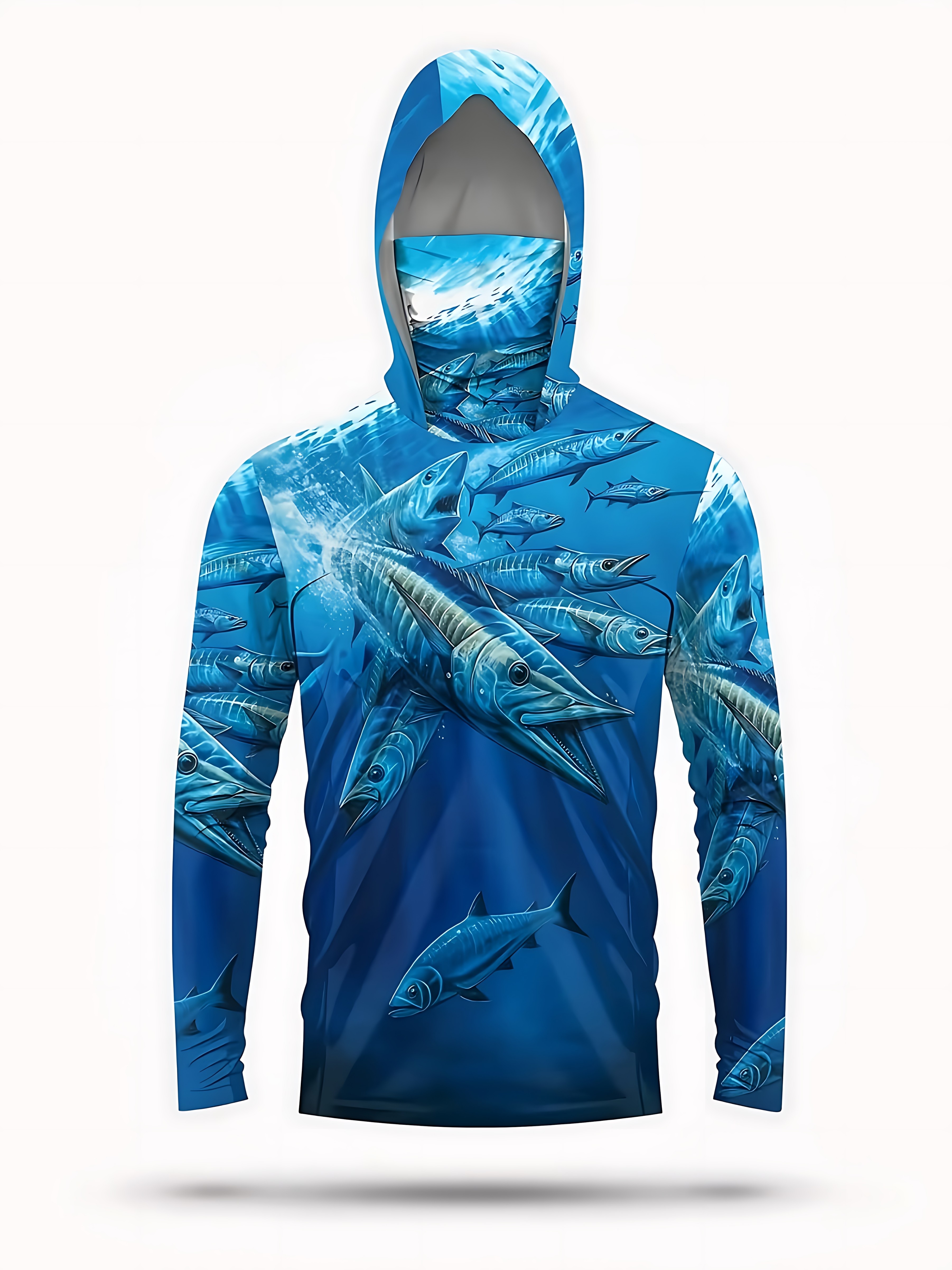 Fishing Shirt Hooded Men Fishi - Fishing Mask Sun Protection recensie en prijs