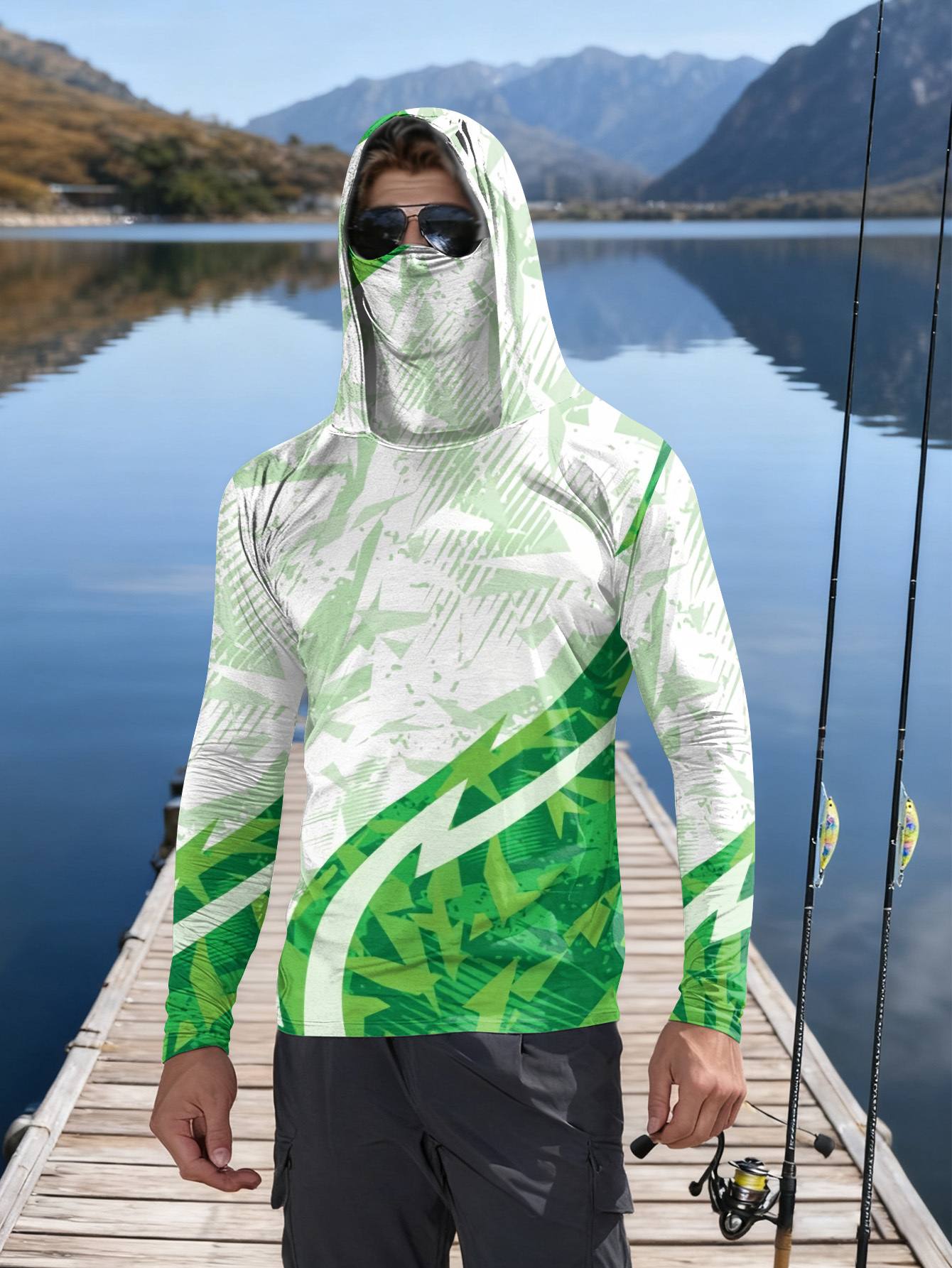 Men's Fishing Hooded Long-Slee - Fishing Hoodie recensie en prijs