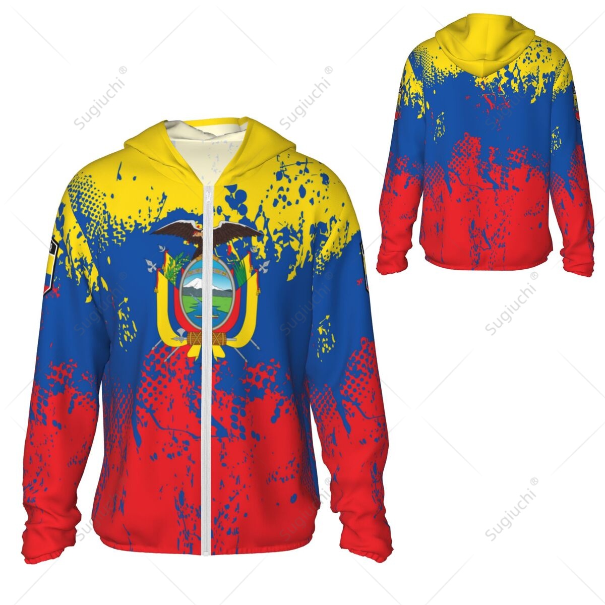 Ecuador Flag Sun Protection Ho - Fishing Hoodie recensie en prijs