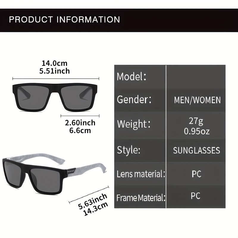 Fashion Travel Square Polarize - Fishing Sunglasses Polarized recensie en prijs
