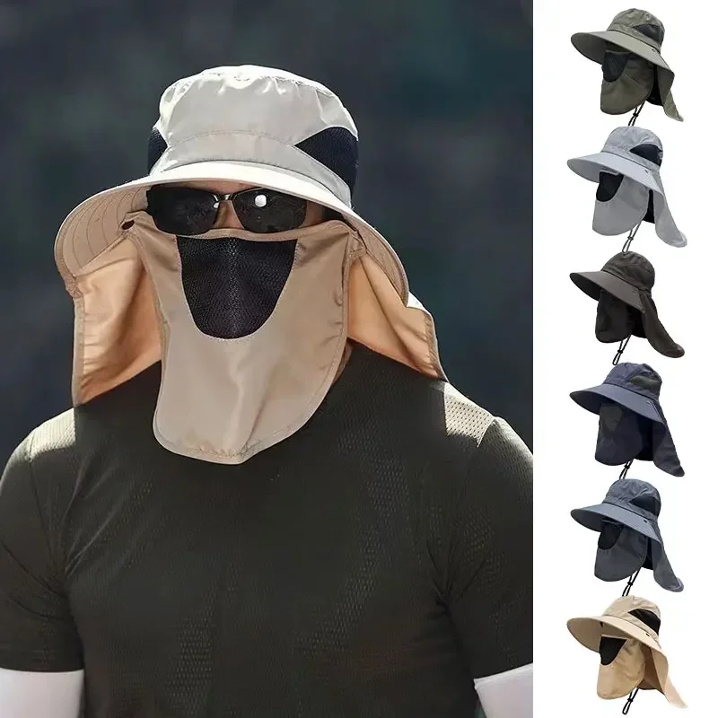 Breathable Fishing Hat with Ma - Fishing Mask Sun Protection recensie en prijs