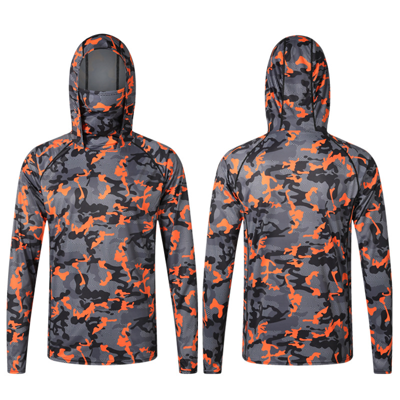 Camouflage Fishing T-shirt wit - Fishing Shirt Uv Protection recensie en prijs