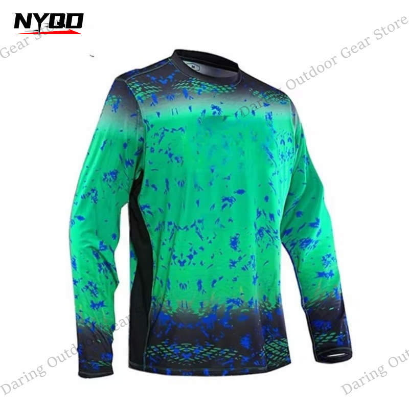 Men's Long Sleeve UPF 50+ Fish - Fishing Shirt Uv Protection recensie en prijs