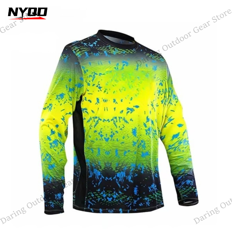 Men's Long Sleeve UPF 50+ Fish - Fishing Shirt Uv Protection recensie en prijs