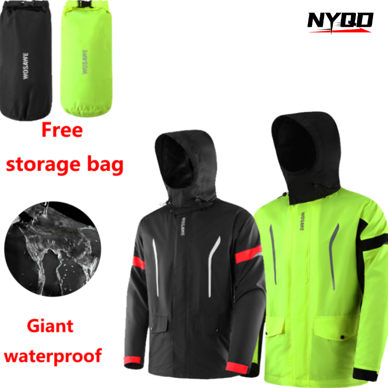 WOSAWE Motorcycle Raincoat Wat - Fishing Rain Suit recensie en prijs