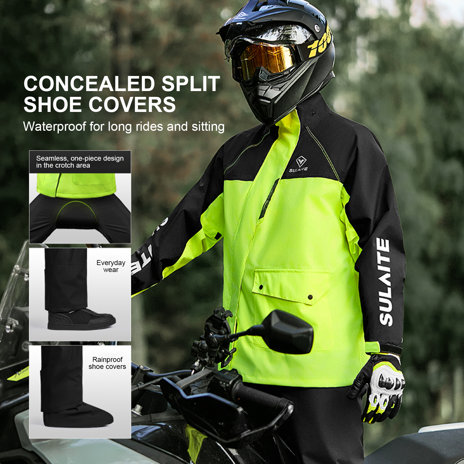 Motorcycle Rain Suit for Men & - Fishing Rain Suit recensie en prijs