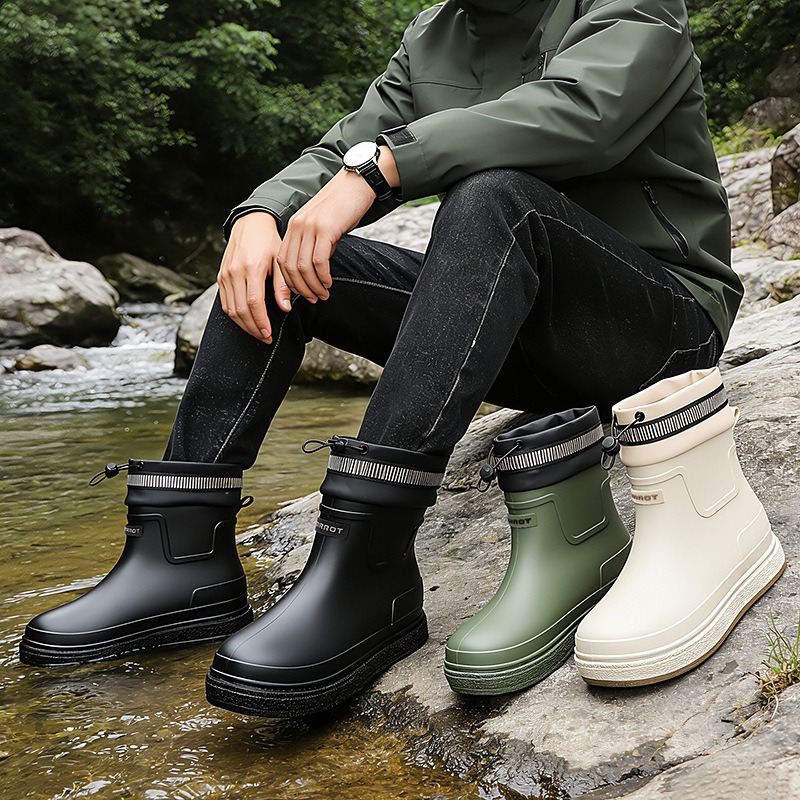 Men Rain Shoes Outdoor Waterpr - Fishing Boots recensie en prijs