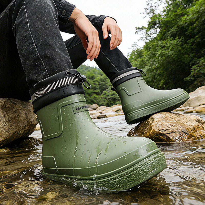 Men Rain Shoes Outdoor Waterpr - Fishing Boots recensie en prijs