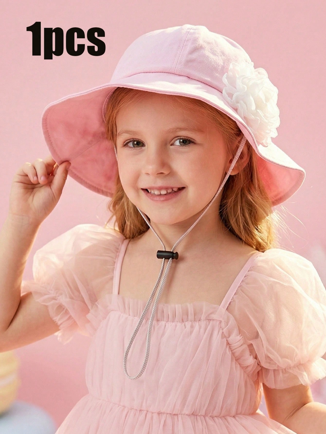 1Pc 3-8Y Girls White Big Flowe - Fishing Hat recensie en prijs