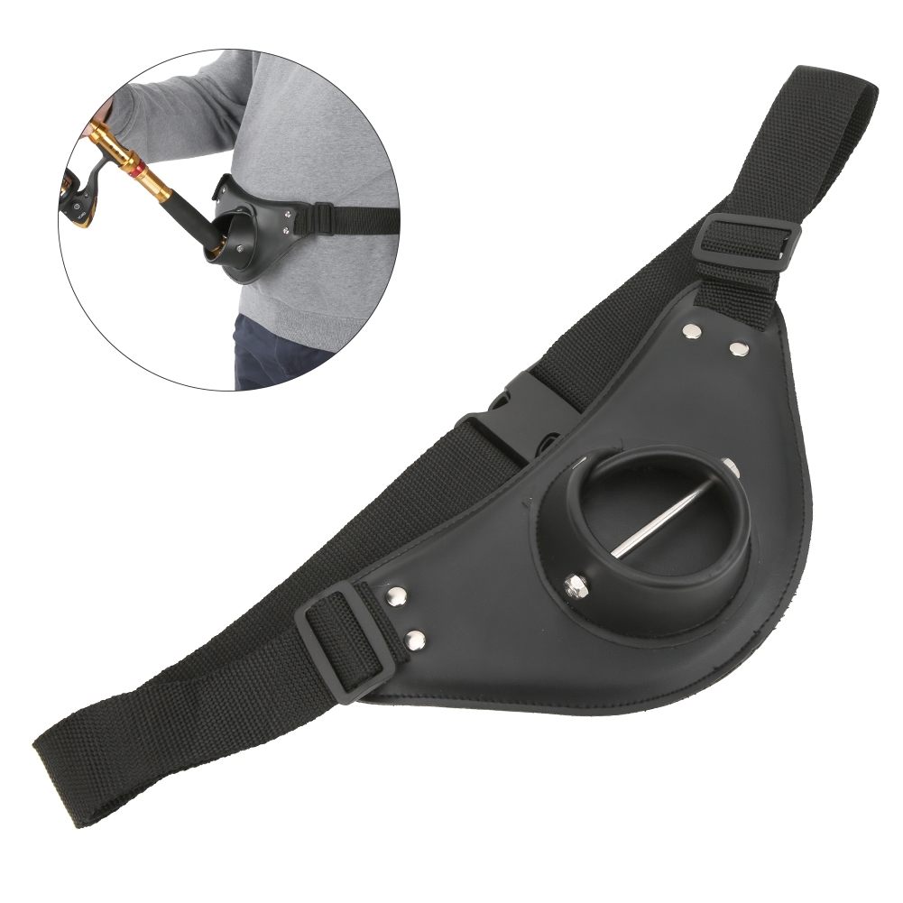 Black PU Leather Adjustable Ro - Fishing Belt recensie en prijs