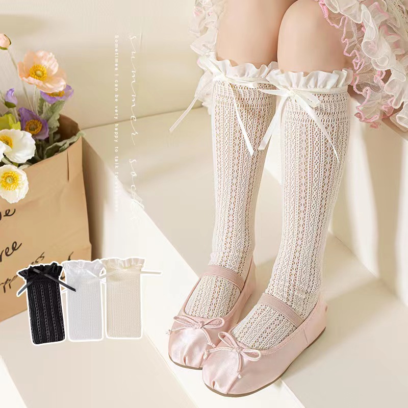 Girls Long Tube Lace Stockings - Fishing Socks recensie en prijs