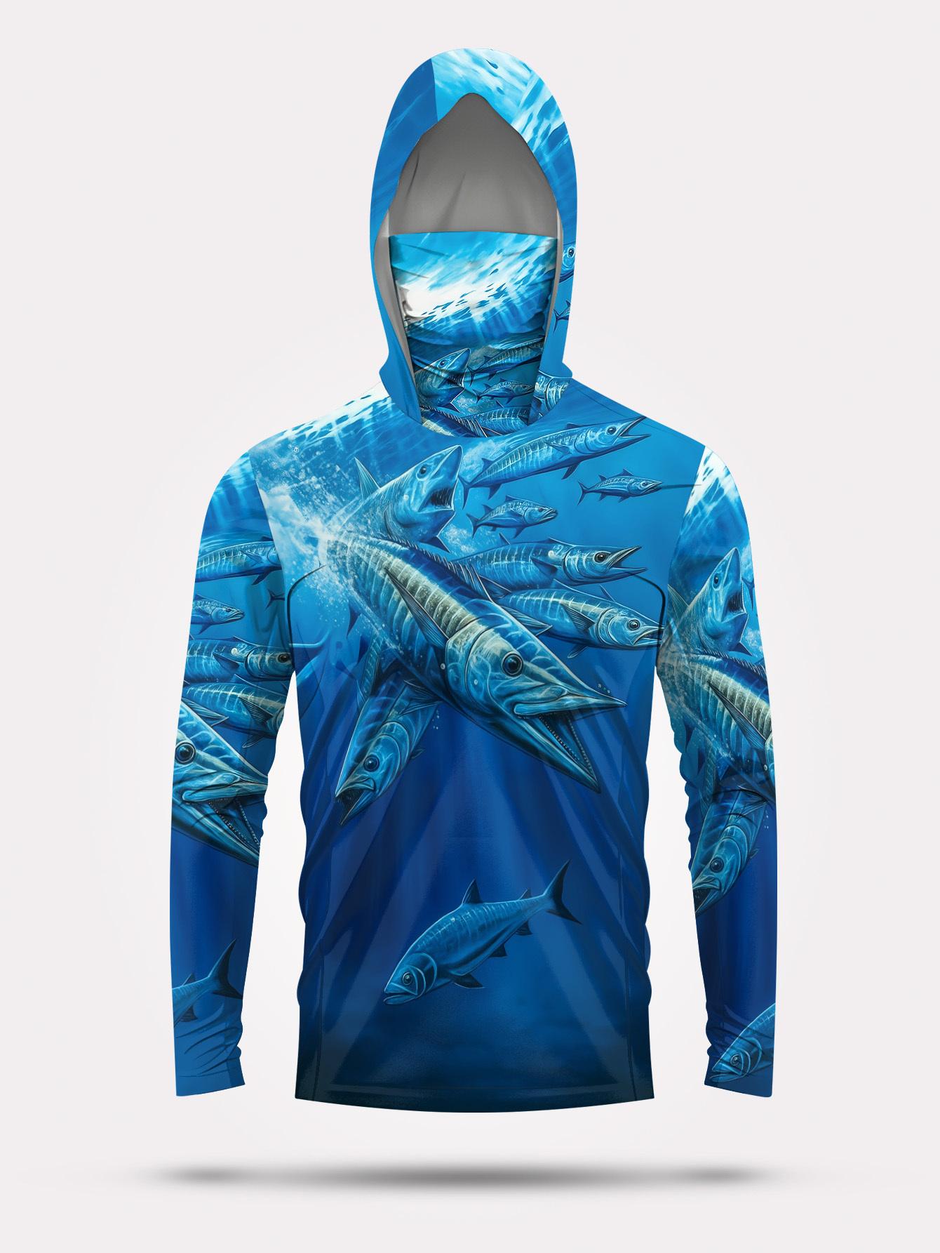 Men Hood Fishing Shirt long sl - Fishing Hoodie recensie en prijs