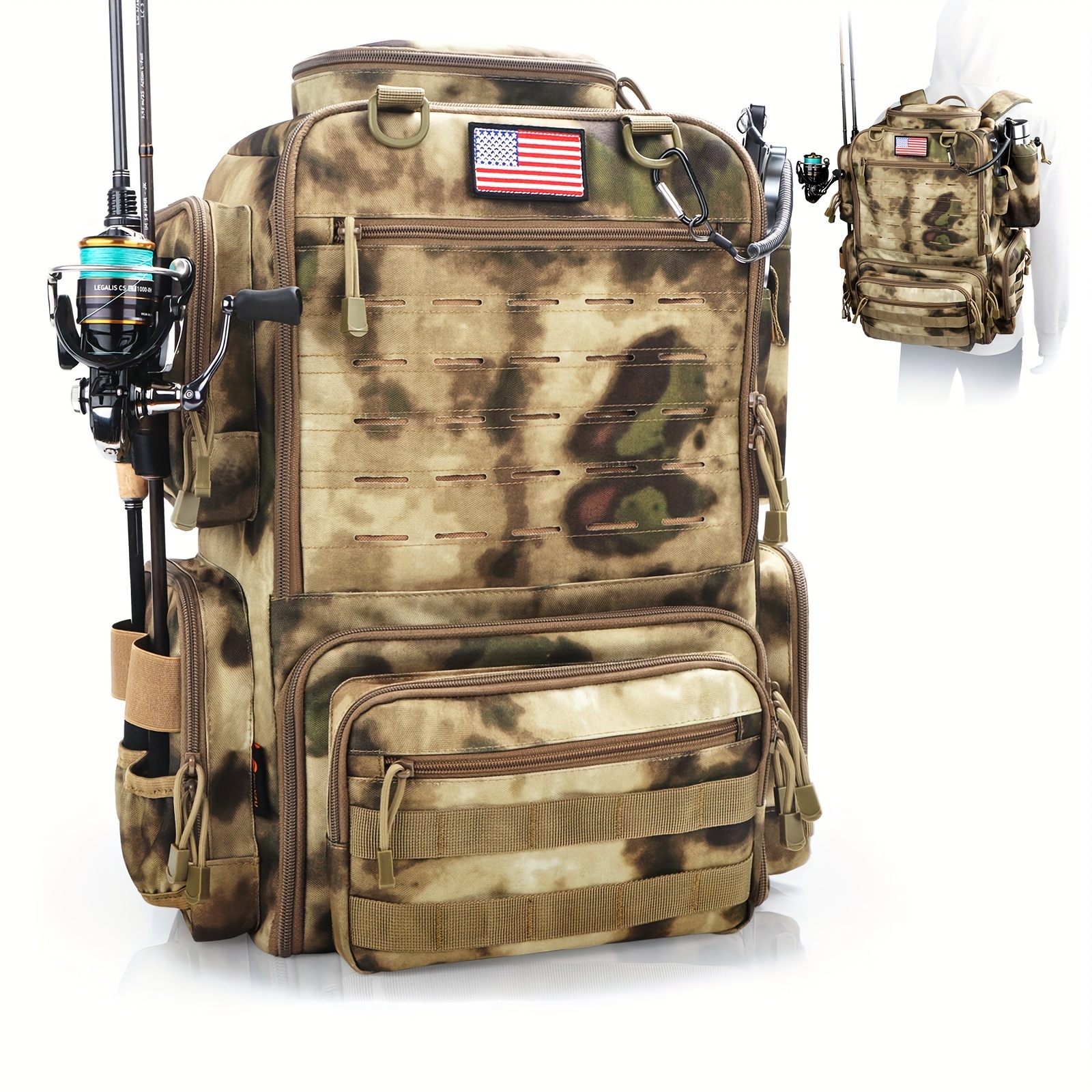 A Spacious 11.89gal Fishing Ba - Fishing Backpack recensie en prijs