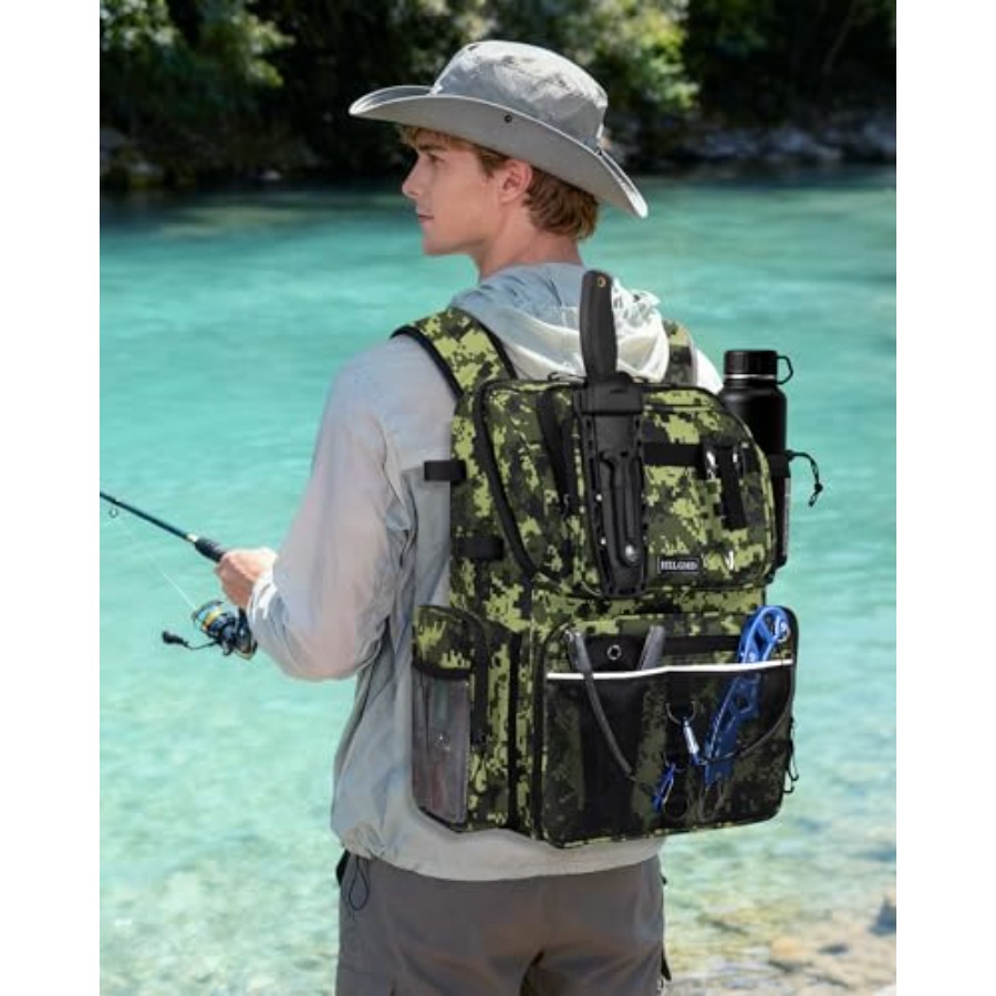 Fishing Backpack with Rod Hold - Fishing Backpack recensie en prijs