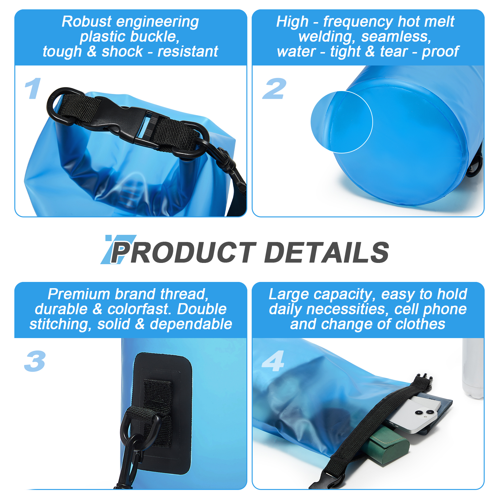 Dry Bag Waterproof Bag for Kay - Fishing Bag Waterproof recensie en prijs