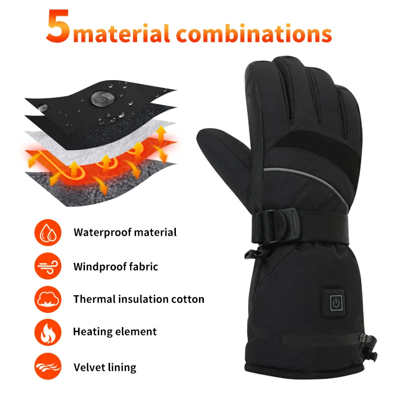 USB Rechargeable Heated Motorc - Fishing Gloves recensie en prijs