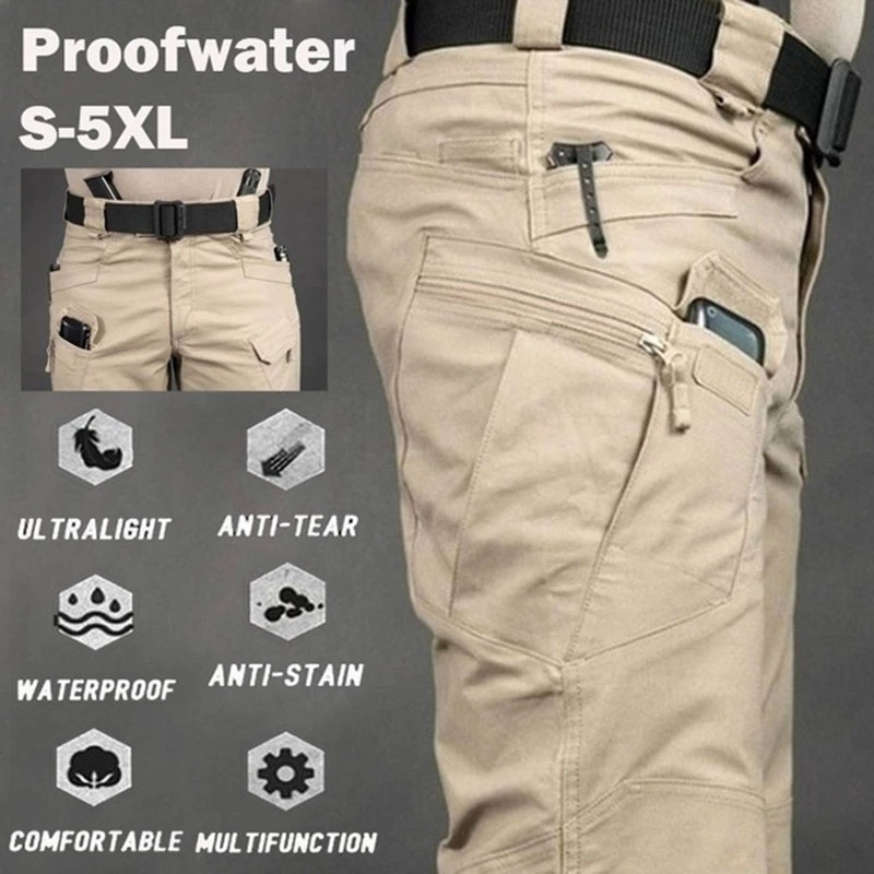 Men's Tactical Cargo Pants 6XL - Fishing Pants Waterproof recensie en prijs